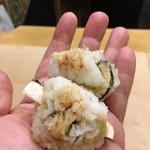 初音鮨 - （2017年9月）鱧と松茸(๑˃̵ᴗ˂̵)