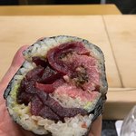 初音鮨 - （2017年9月）太巻き(๑˃̵ᴗ˂̵)