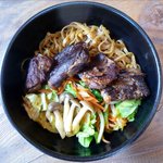 風遊斎 - 焼きそばカレー風味のアップ