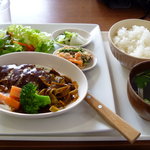 カフェ畑 Renge - ご飯とスープもついています