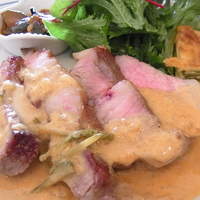 ダン ル シエル - ランチ８５０円　茶美豚の肩ロースソテー