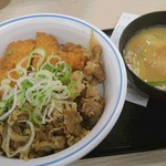 Katsuya - チキンカツの牛すき丼