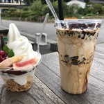 ハッピーベリー - コーヒージェリーシェイクといちじくパフェ◎2017/9