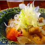 しょうがとお料理 こがね - しょうがたんまりもつ煮