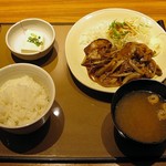 やよい軒 - 生姜焼き定食（630円）