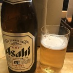 仁王 - 飲んだ後のビンビール、美味い。缶ビールでも良し。