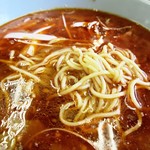 ラーメン松野屋 - タンタンメン麺アップ