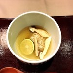 耽美 下村 - 鱧と松茸のお吸い物
