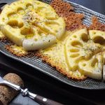 Grilled lotus root cheese