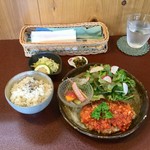 ジャム cafe 可鈴 - お料理が出揃いました。