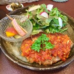 ジャム cafe 可鈴 - メインの「糸島豚の香り揚げ」