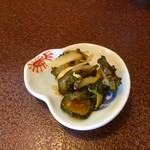 ジャム cafe 可鈴 - ごはんに付くお漬け物。もちろん、自家製です(^^)