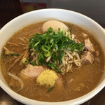 らーめん喜楽 - 味噌ラーメン 味玉
