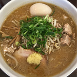 らーめん喜楽 - 味噌ラーメン　味玉