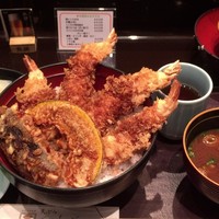 天ぷら ひさご - 大海老天丼 大盛り