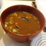 Matsue - ランチにつく蜆の赤出汁