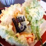 蕎麦 悦 - 天ぷらは7種盛りと贅沢に！