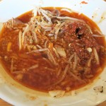 にかいや - スープを投入してラーメン風に