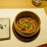 鮓 きずな - 太刀魚と岡山産しいたけの茶碗蒸し