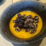 厨翠山   - 黒豆納豆に卵黄IN