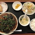 台湾料理 昇龍 - 台湾風ナス炒めランチ650円（税別）