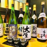 도카이 산현의 일본 술 무제한 60분