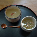 如意輪寺　お茶処 - 2011-04-19くず湯500円