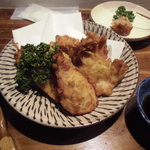 橋の湯食堂 - とり天接写