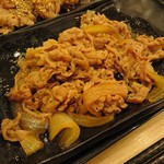 Yoshinoya - 「牛牛定食（ご飯大盛）」の牛皿