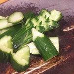 炭火串焼 初代バッジョ - もろきゅう