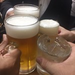 すき焼･鍋物 なべや - 乾杯！