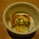 鉄板焼 円居 - キノコキッシュ チーズクリーム