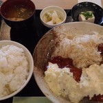 一番どり - 鶏タルタル南蛮定食 890円 (17年7月)