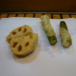 たか瀬 - れんこん、アスパラ