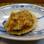 たか瀬 - はまぐりと三つ葉揚げ