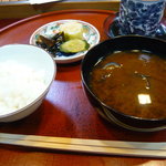 たか瀬 - ご飯と赤だし