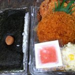 お弁当　紅や - メンチから揚げ弁当～その２～