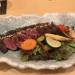 大安吉日 - 牛ランプ肉のステーキ