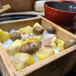 つる由 - 栗とムカゴ