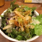 SPICY CURRY 魯珈 - ミニサラダ（100円）