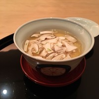 まき村 - （2017年9月）生松茸の茶碗蒸し