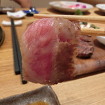 和牛 まつした - この焼き加減！