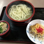 手打ちうどん　よこい - 釜揚げ（大）＆チラシ寿司