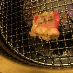 京城苑 - ねぎカルビ　ねぎは中に！