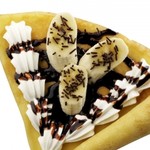 ミルク&パフェ よつ葉ホワイトコージ - たっぷりチョコレートとバナナのクレープ　　　　　　440円