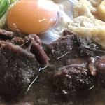 渡辺うどん - 肉は馬肉