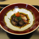 すし処 かね田 - 赤ナマコとタラバ蟹の酢の物