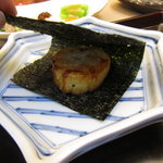 すし処 かね田 - ホタテの磯部焼き^^