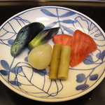 すし処 かね田 - 漬物盛合せ