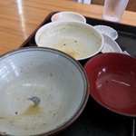 永井食堂 - 永井食堂(群馬県渋川市上白井) もつ煮定食・感触！